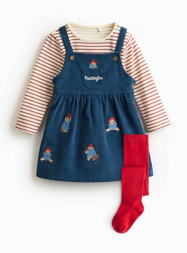 Paddington Pinny & Tights Set 3-6 months