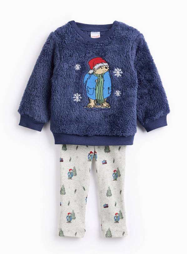 Unisex Paddington Fluffy Top & Leggings Set 3-6 months
