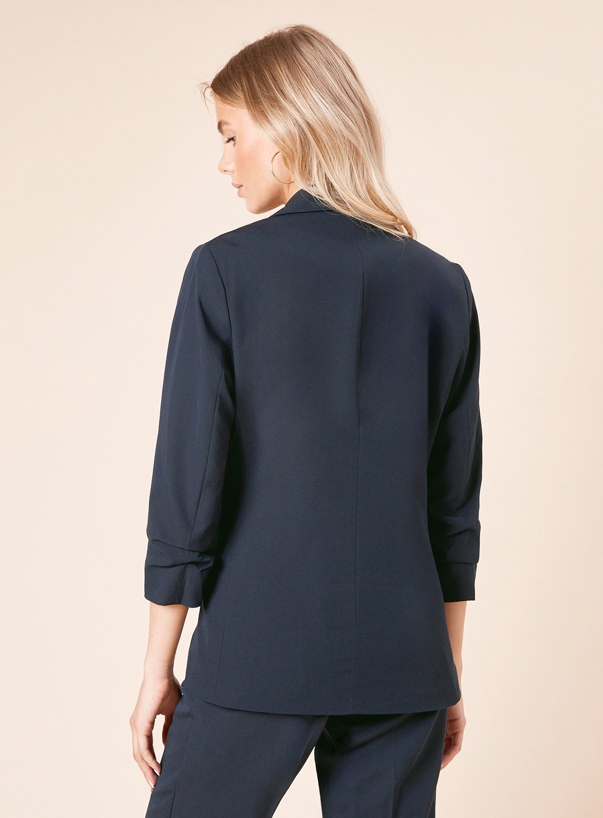 DOROTHY PERKINS Ruched Sleeve Co-ord Blazer 10 - Image 4 thumbnail