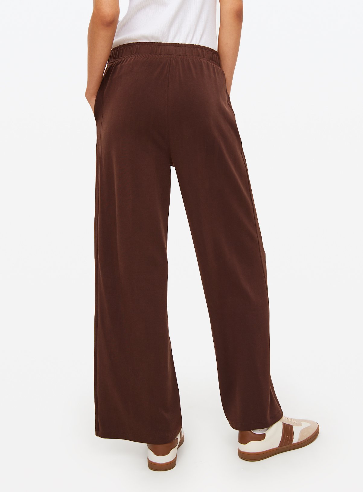 Chocolate Elevated Co-ord Wide Leg Joggers L - Image 4 thumbnail