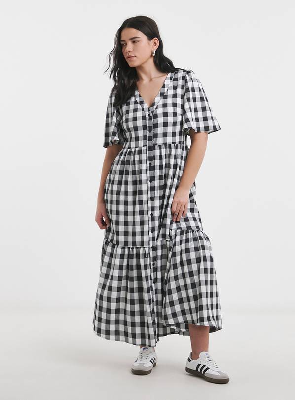 SIMPLY BE Gingham Button Up Midi 12