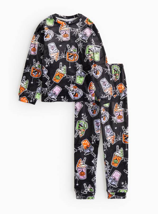 Halloween Spooky Drinks Print Slinky Pyjamas 6-7 years