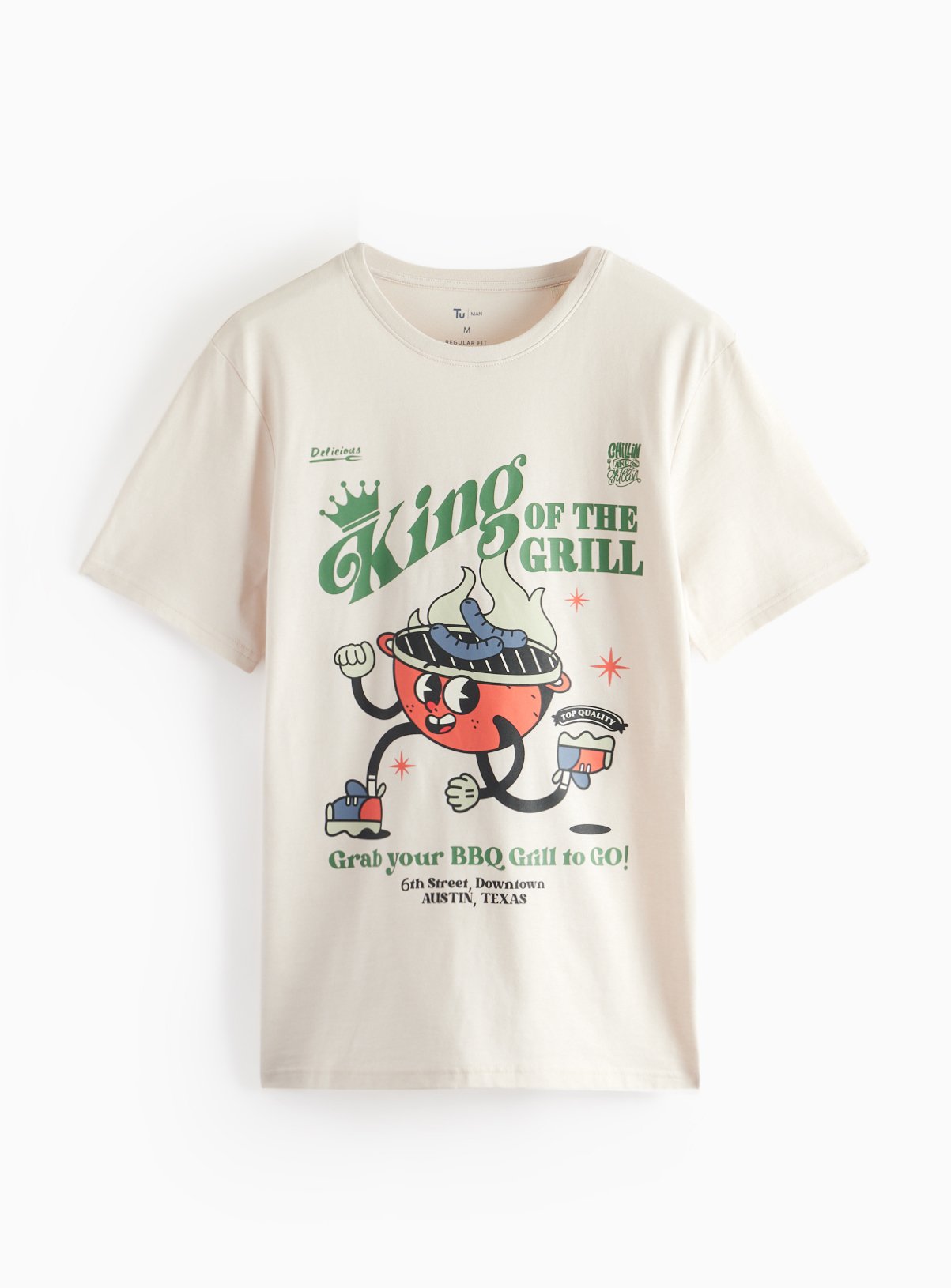 King Of The Grill Graphic T-Shirt XL - Image 3 thumbnail