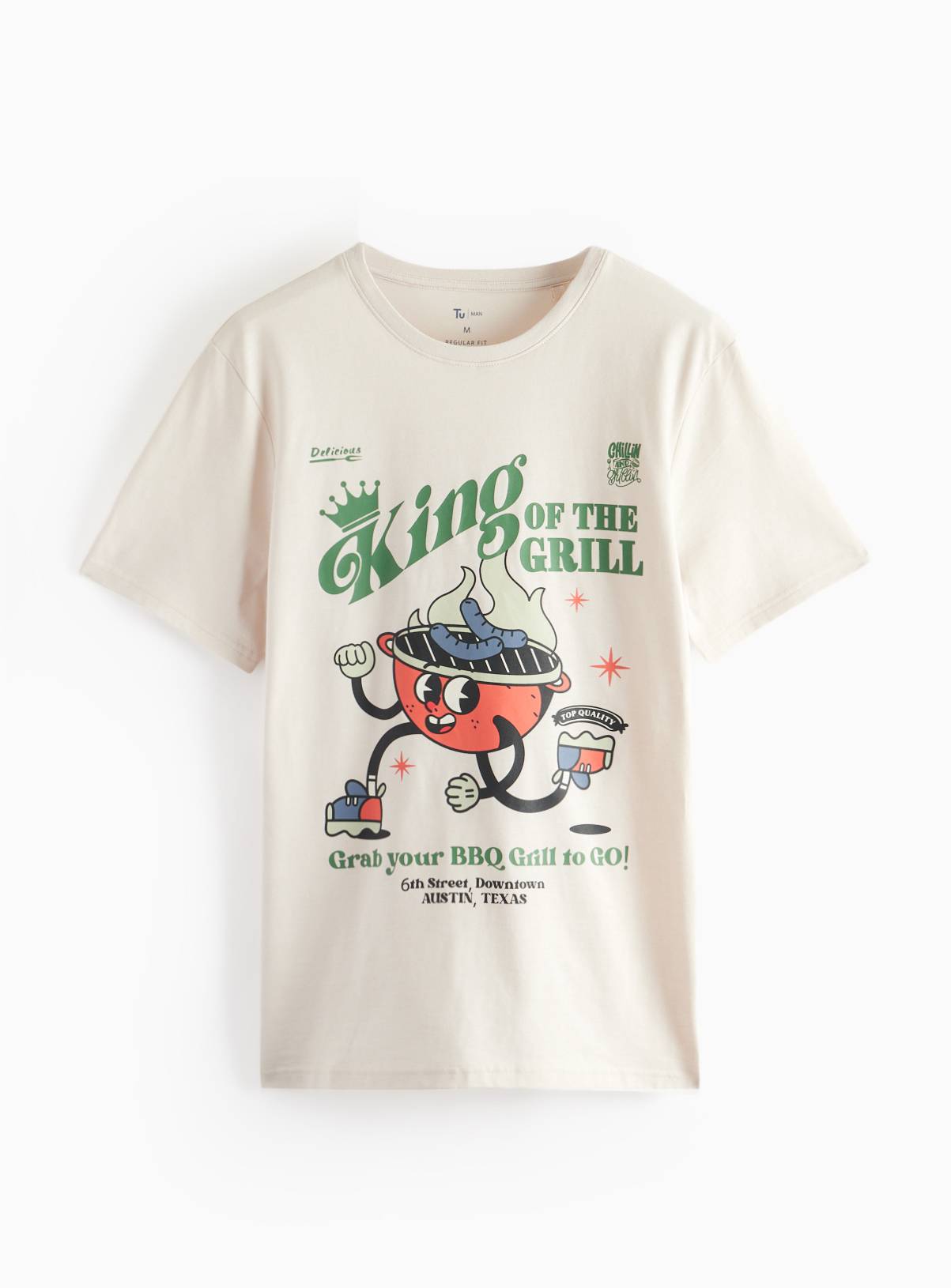 King Of The Grill Graphic T-Shirt XL - Image 3