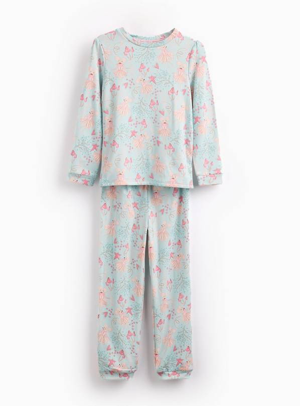 Blue Ballerina Mouse Printed Pyjamas 6-7 years