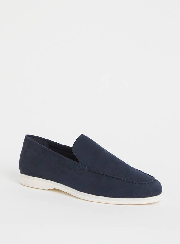 JACAMO Suede Look Loafer Wide Fit Navy 12