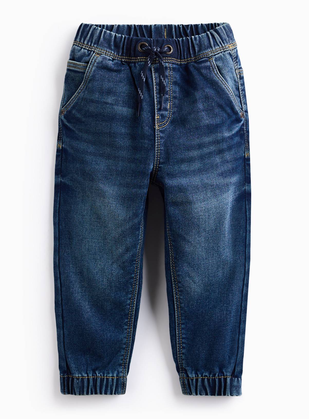 Blue Washed Denim Loopback Jeans 4-5 years - Image 3