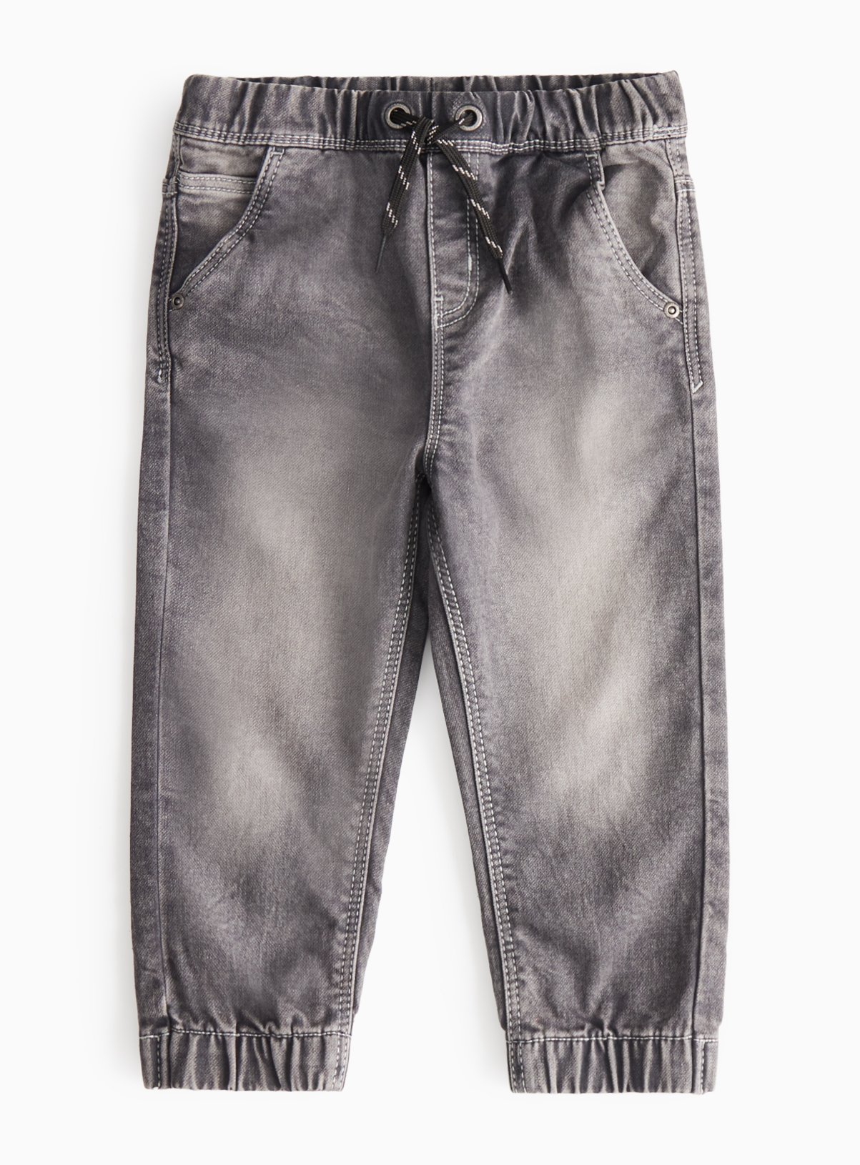 Grey Washed Denim Loopback Jeans 2-3 years - Image 3 thumbnail