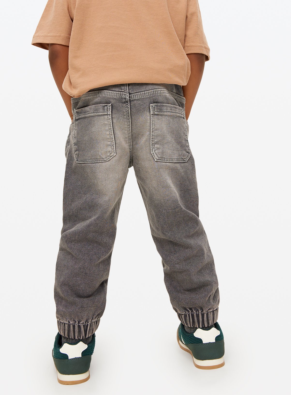 Grey Washed Denim Loopback Jeans 2-3 years - Image 6 thumbnail