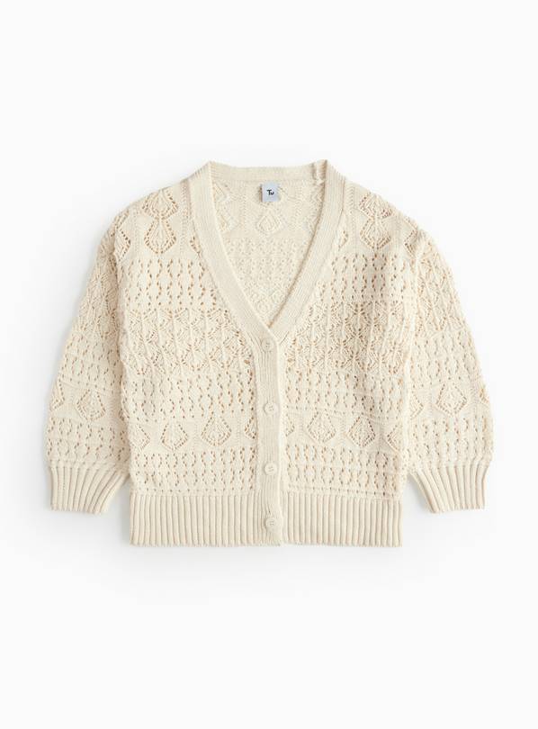 Cream Crochet Cardigan 14 years