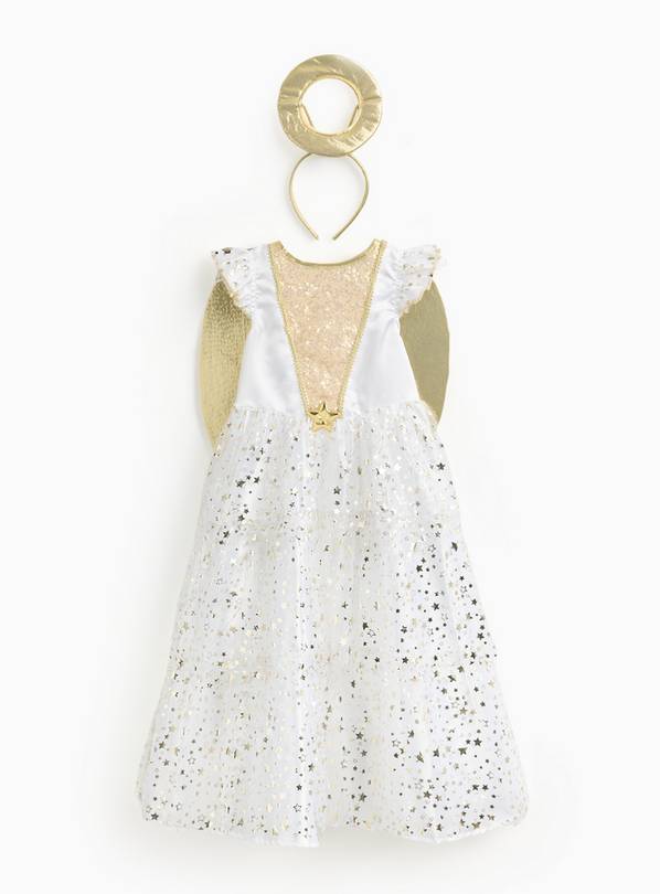 Christmas Nativity Angel Fancy Dress Costume And Headband 1-2 years