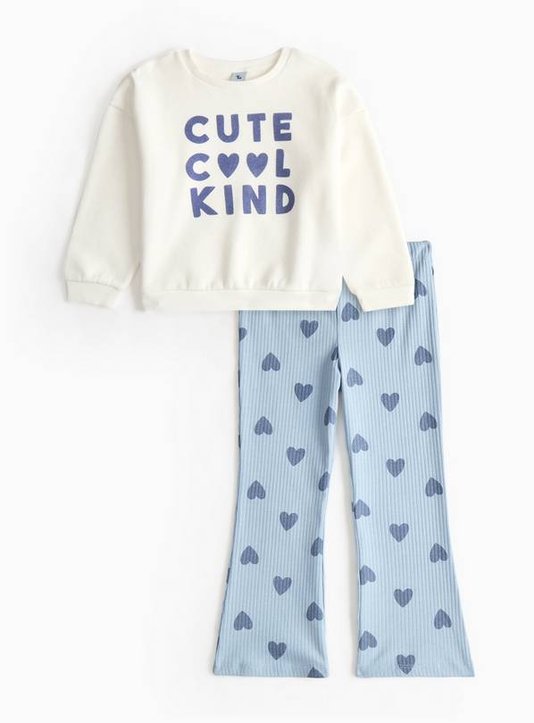 Sweatshirt & Flared Leggings Co-ord Set 1-2 years