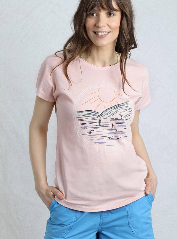 WEIRD FISH Adventures Awaits Slub Graphic Tee 10