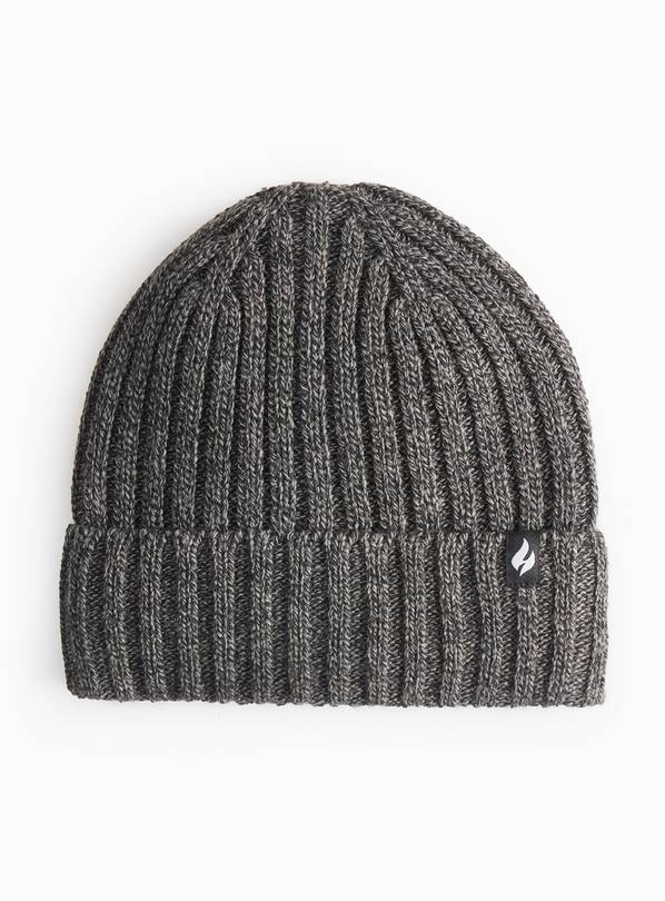 Heat Holders® Charcoal Knitted Beanie  One Size