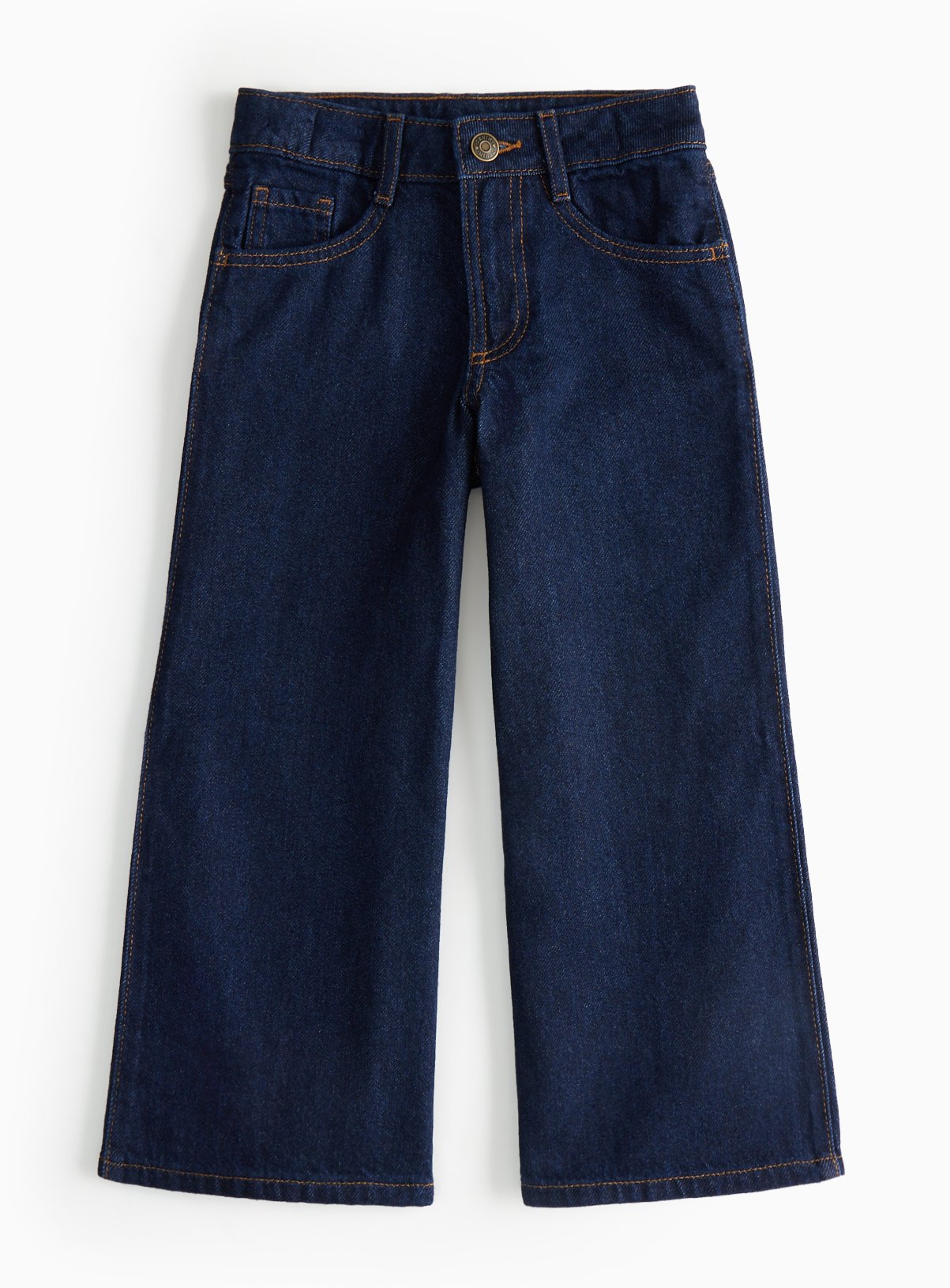 Indigo Denim Wide Leg Jeans 9 years
