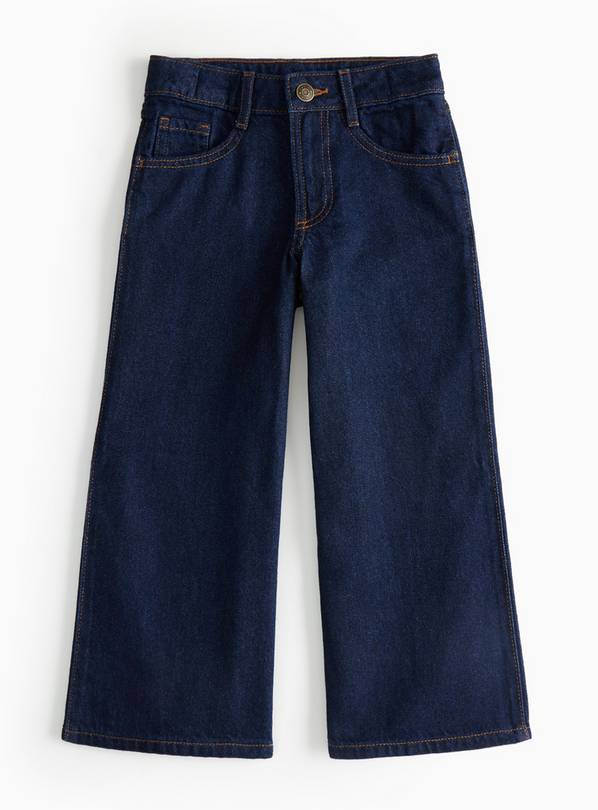 Indigo Denim Wide Leg Jeans 12 years