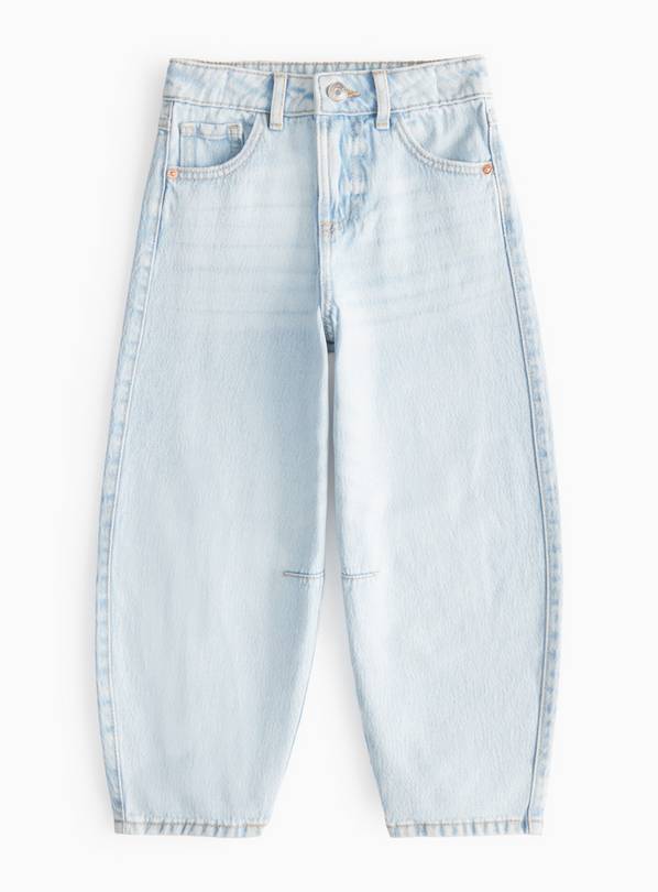 Blue Denim Barrel Leg Jeans 11 years