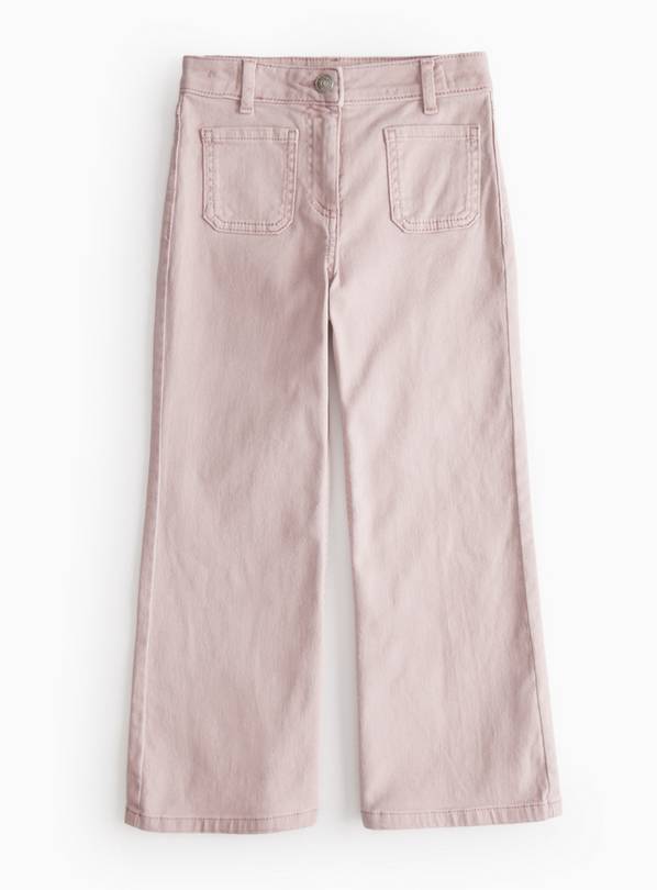 Pink Flared Denim Jeans 6 years