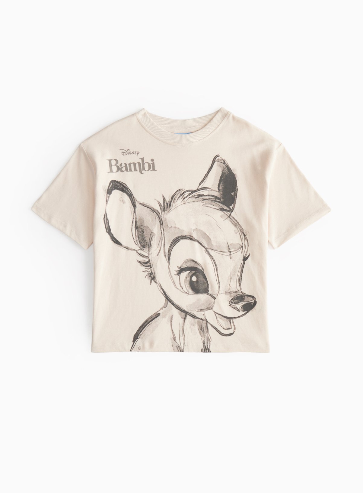Cream Cream Disney Bambi T-Shirt - Disney by Sainsbury's