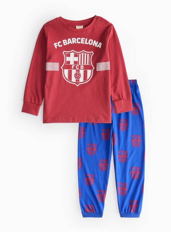 Barcelona Football Printed Pyjamas 6-7 years