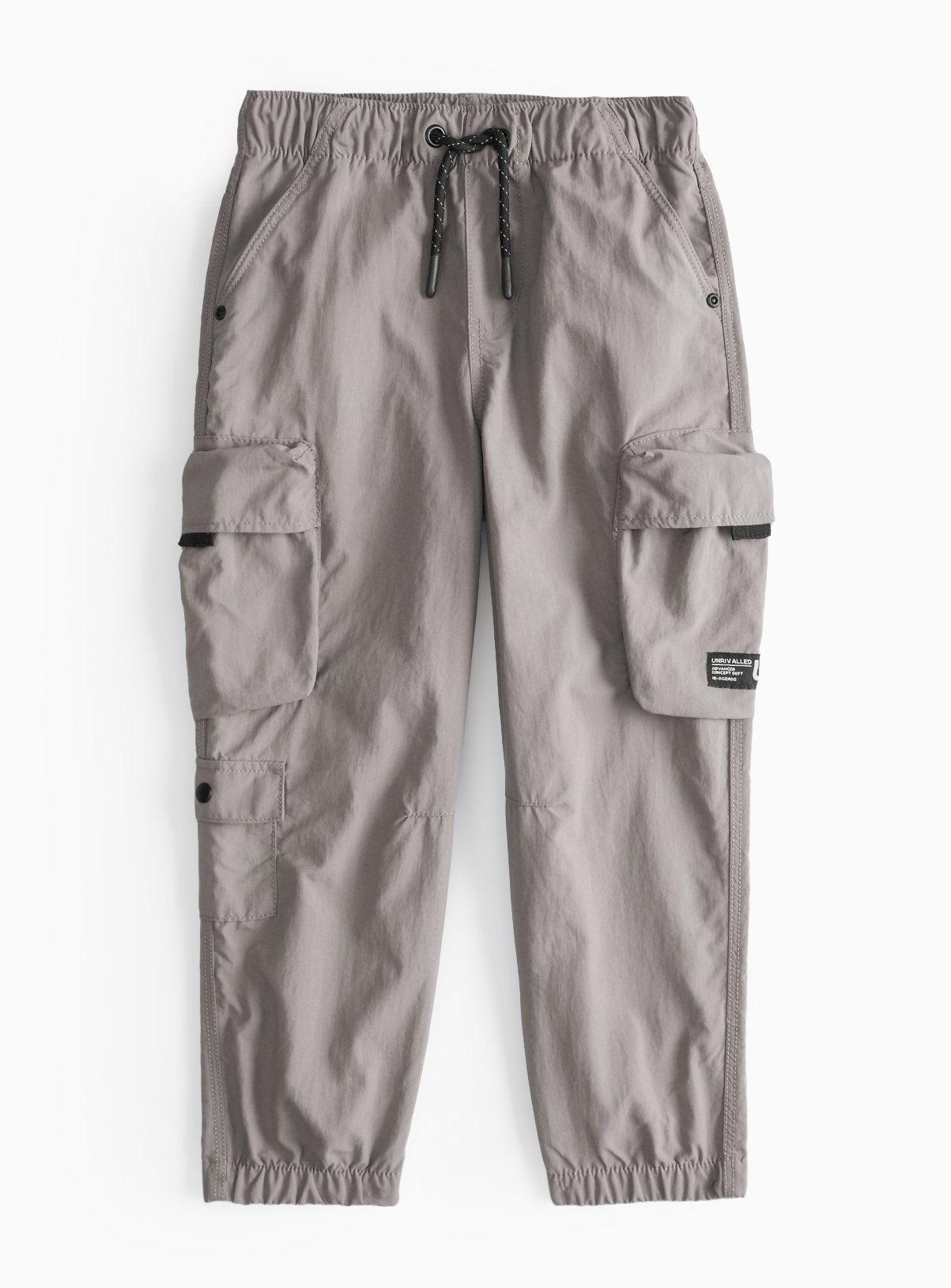 Charcoal Charcoal Woven Cargo Trousers (12 Years) - Tu by Sainsbury's