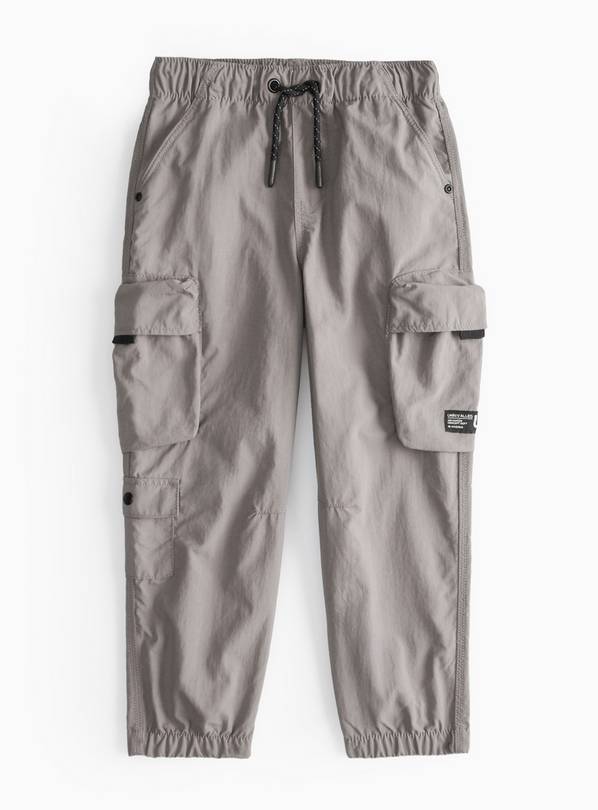 Charcoal Woven Cargo Trousers 5 years