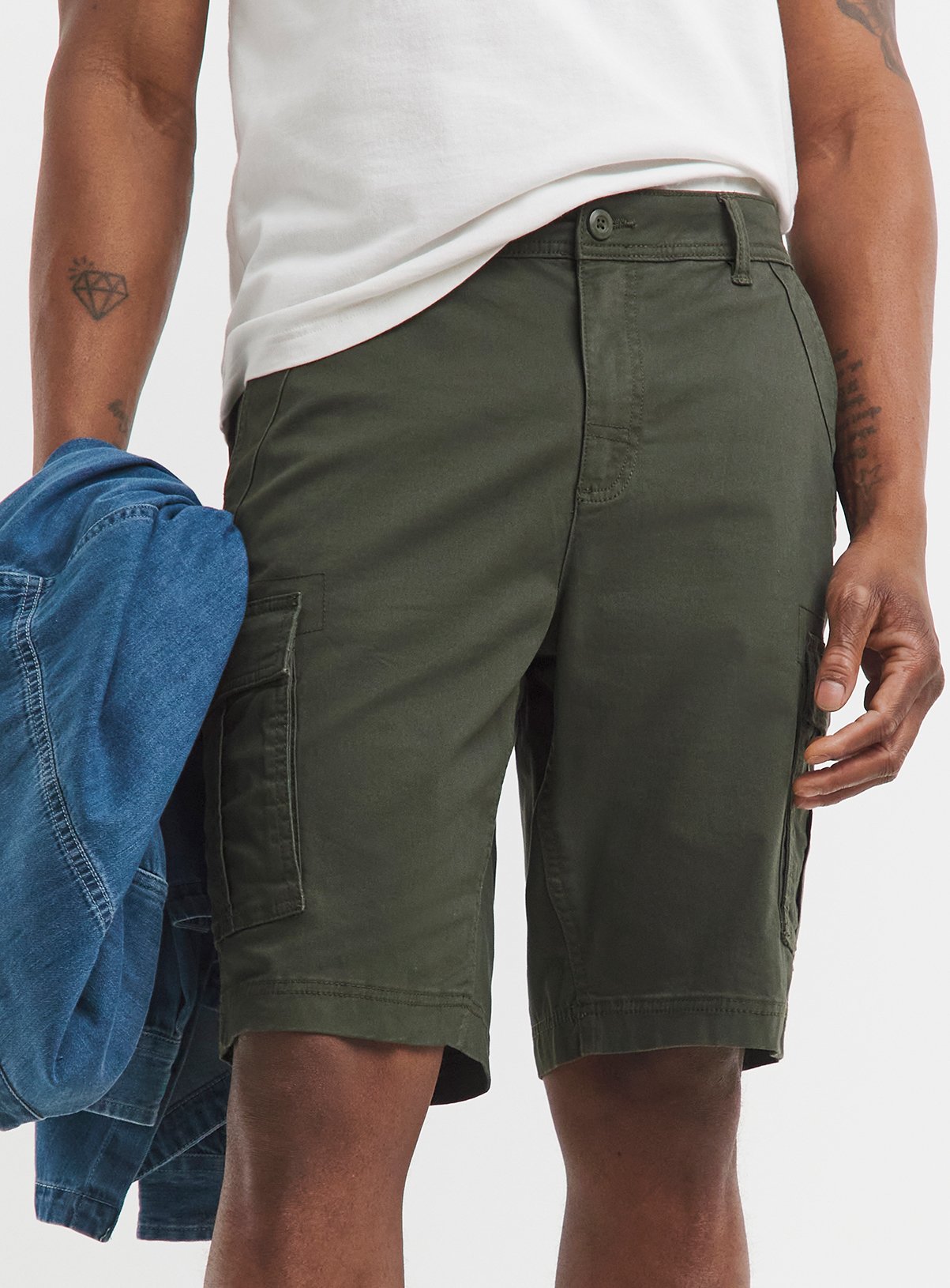 Men's JACAMO Twill Cargo Short Khaki