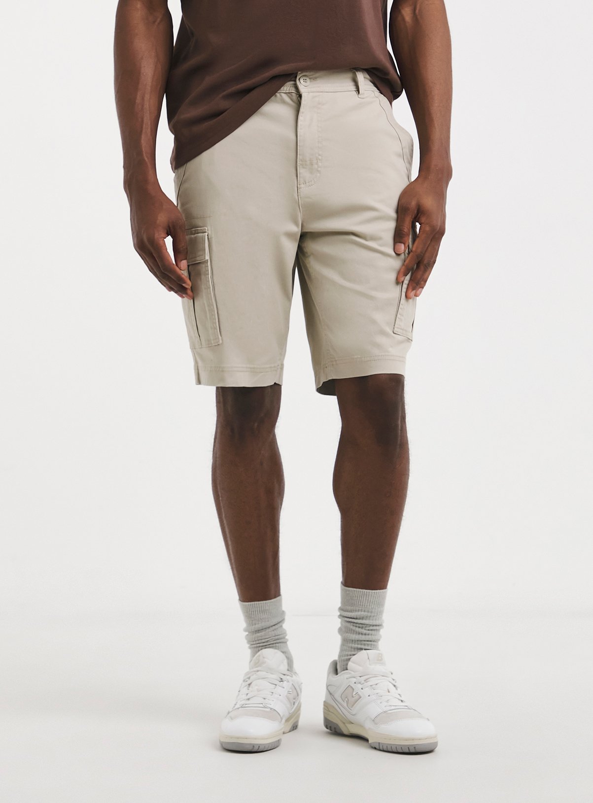Men's JACAMO Twill Cargo Short Stone