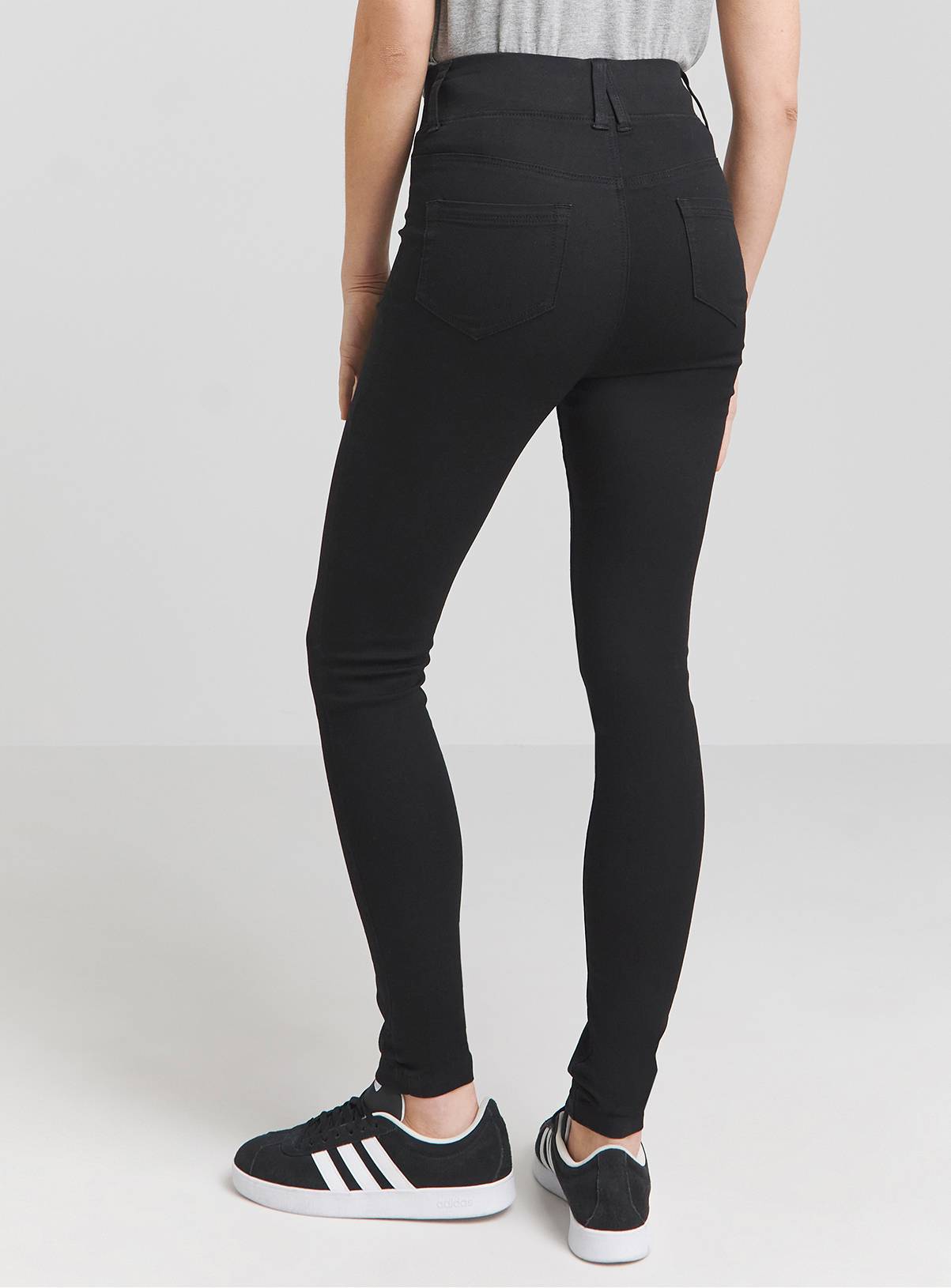SIMPLY BE Skinny Pull On Jegging Black 22 - Image 2