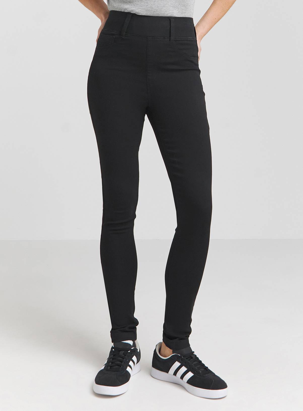 SIMPLY BE Skinny Pull On Jegging Black 22 - Image 3
