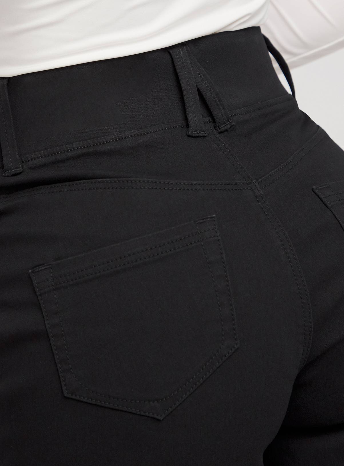 SIMPLY BE Wide Leg Pull On Jegging Black 16 - Image 4
