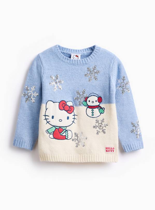 Hello Kitty Christmas Knitted Jumper 1-2 years