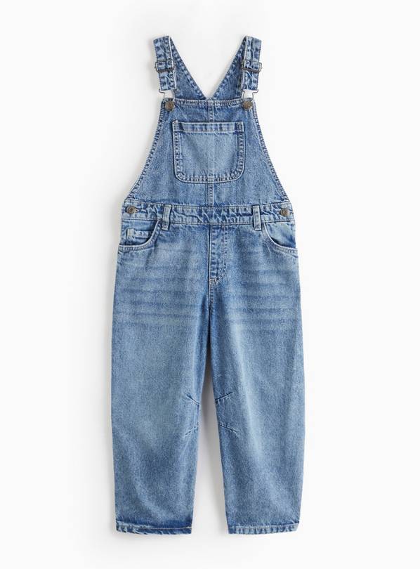 Mid-Wash Denim Dungarees 11 years