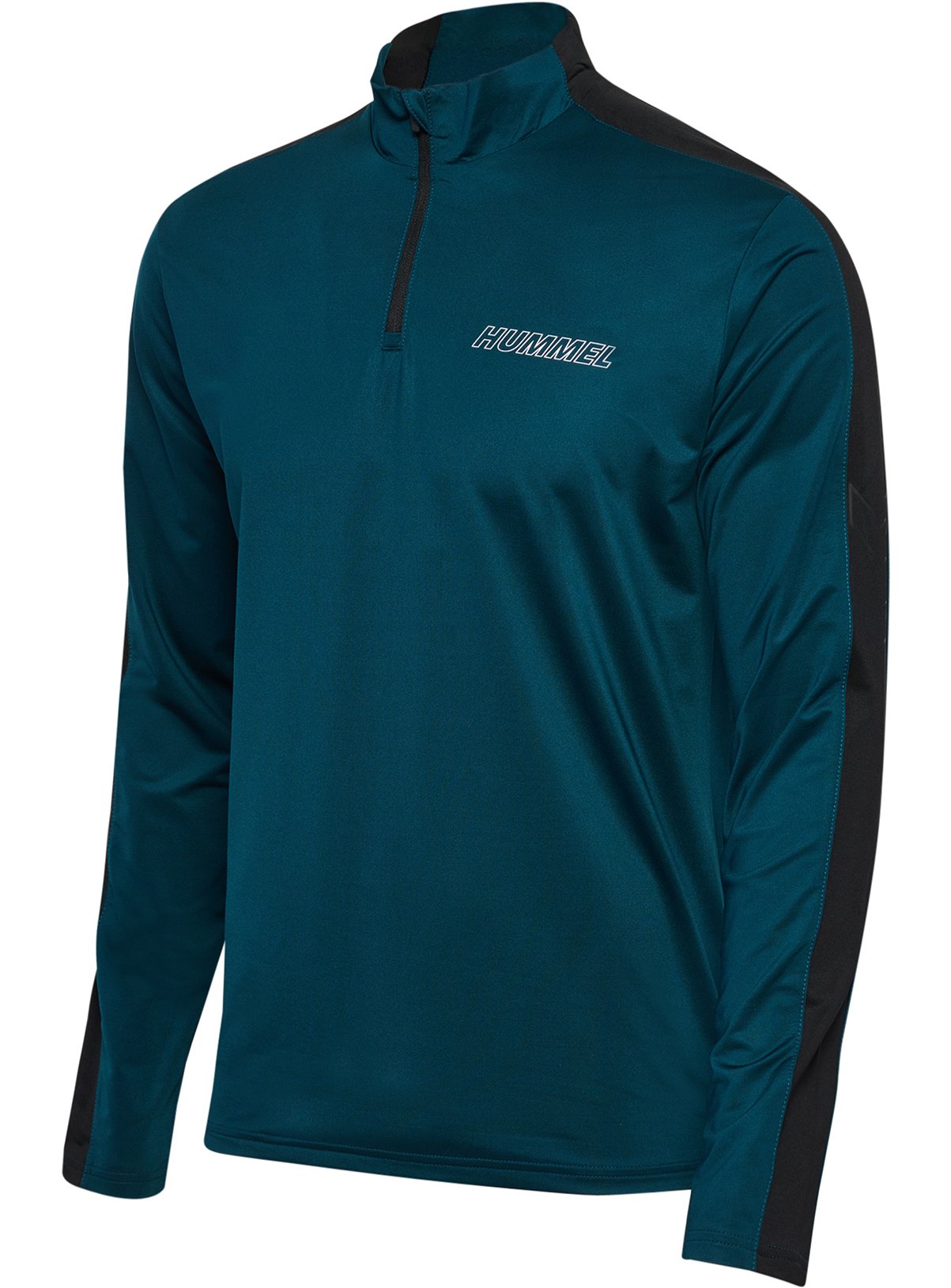 Men's HUMMEL Te Strength Pl Half Zip Teal