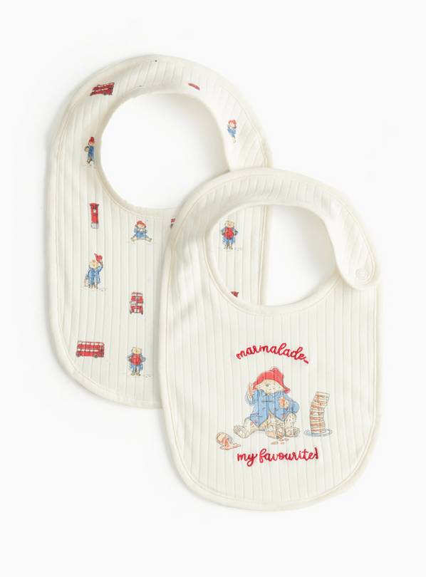 Unisex Paddington Bibs 2 Pack One Size
