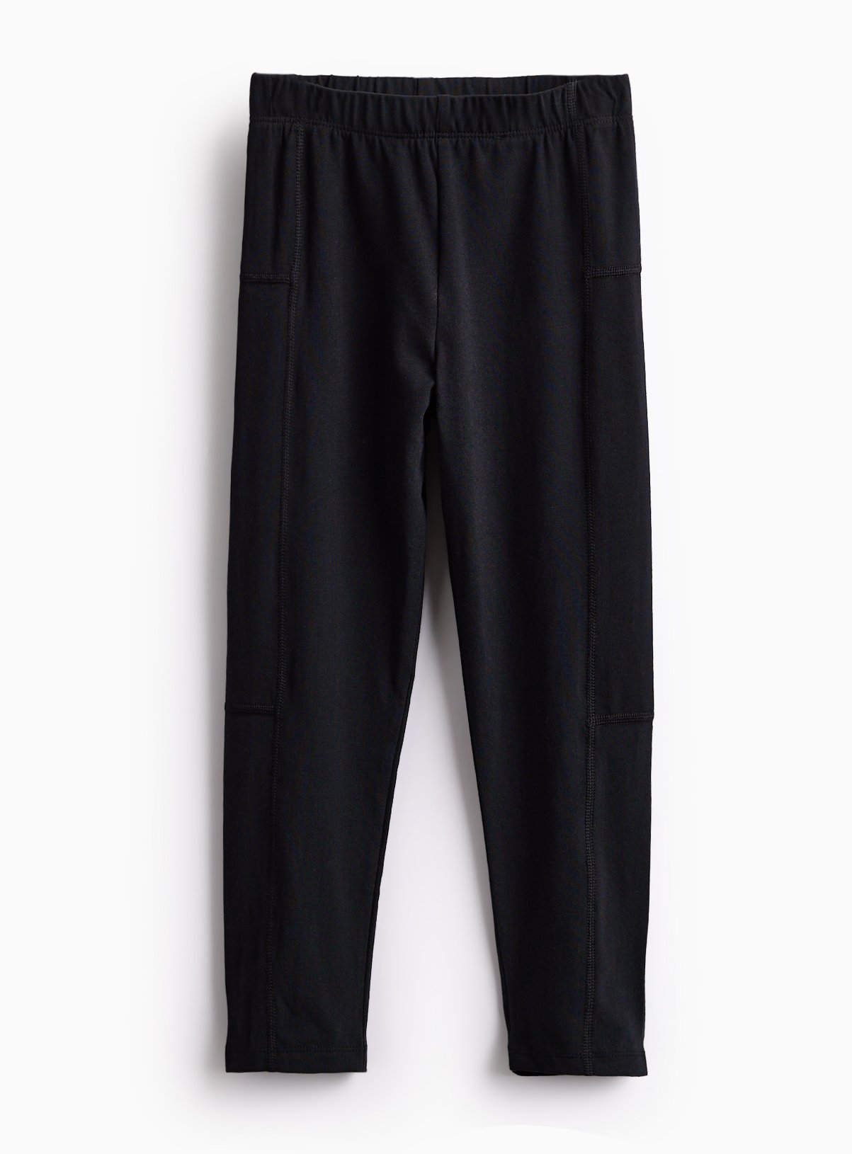 Black Black Jersey Leggings - Tu by Sainsbury's