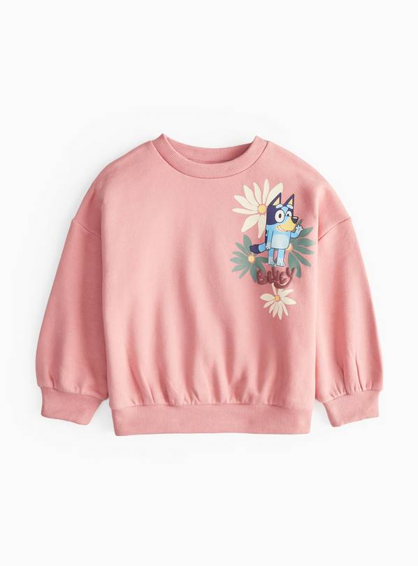 Bluey Purple Character Print Sweatshirt 2-3 years
