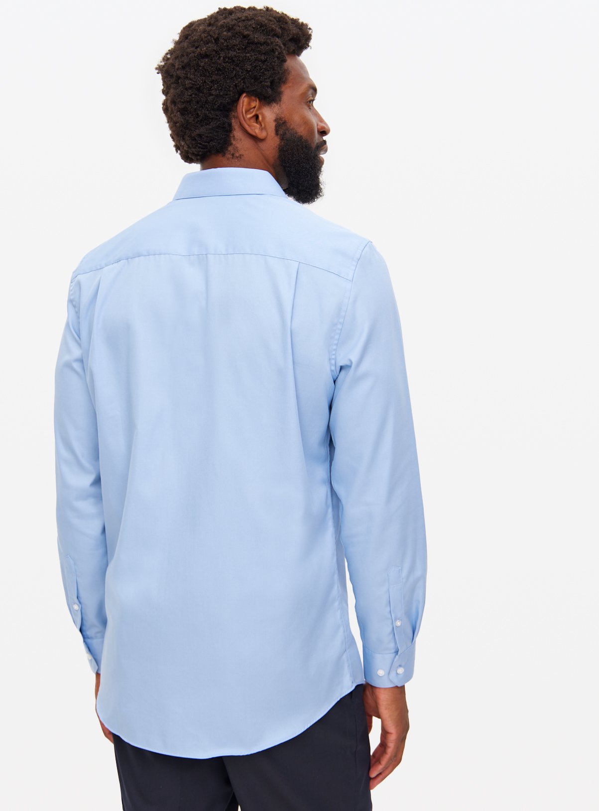 Blue Twill Cotton Shirt 15 - Image 5 thumbnail