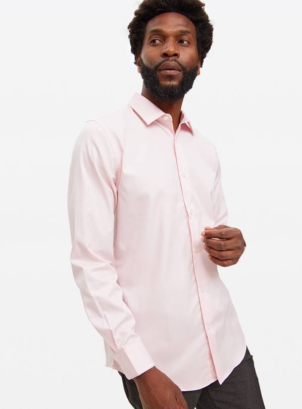 Pink Twill Cotton Shirt 14