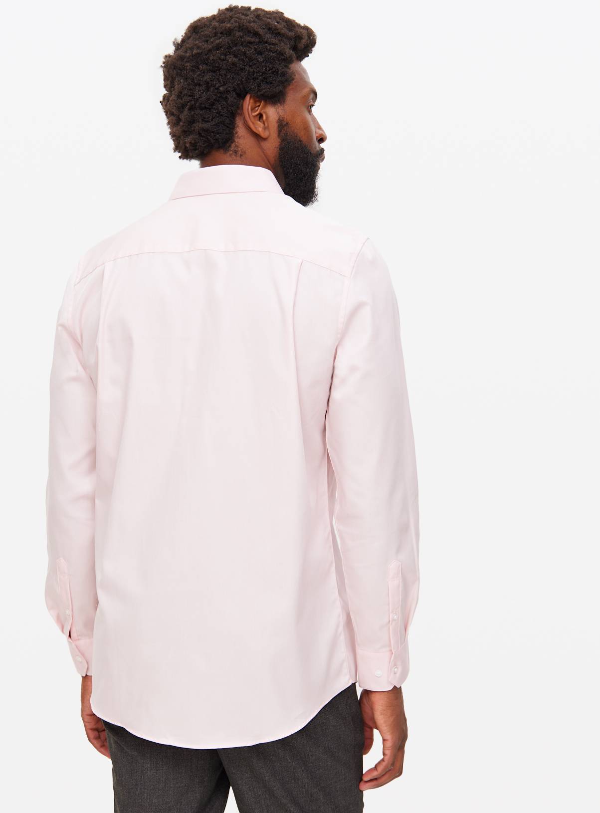 Pink Twill Cotton Shirt 16 - Image 5