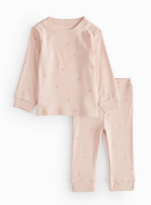 Pink Layette 2 Piece Top & Leggings Set 12-18 months