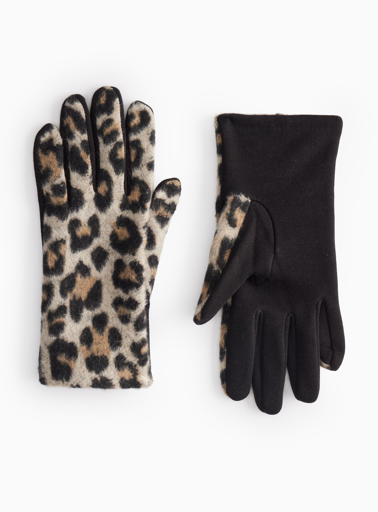 Leopard Print Gloves M