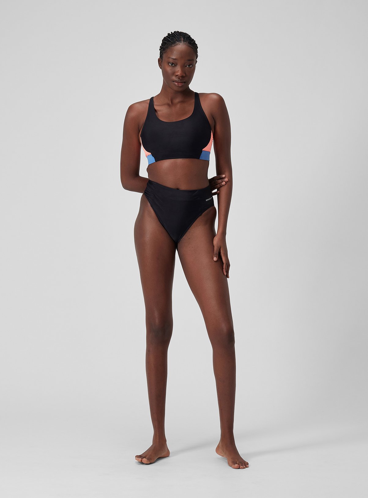 SPEEDO Solid Hi Waist Bikini Bottom XXS - Image 3 thumbnail