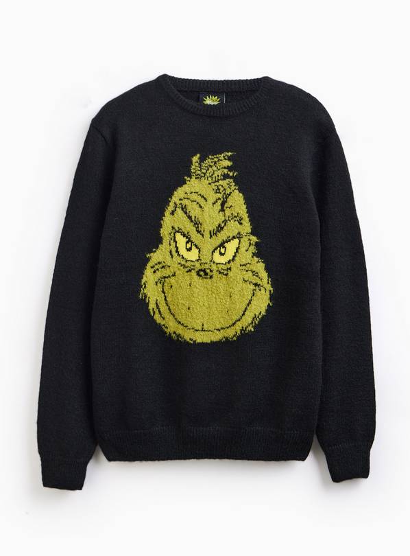 Mini Me Men's Christmas Grinch Character Jumper XXL