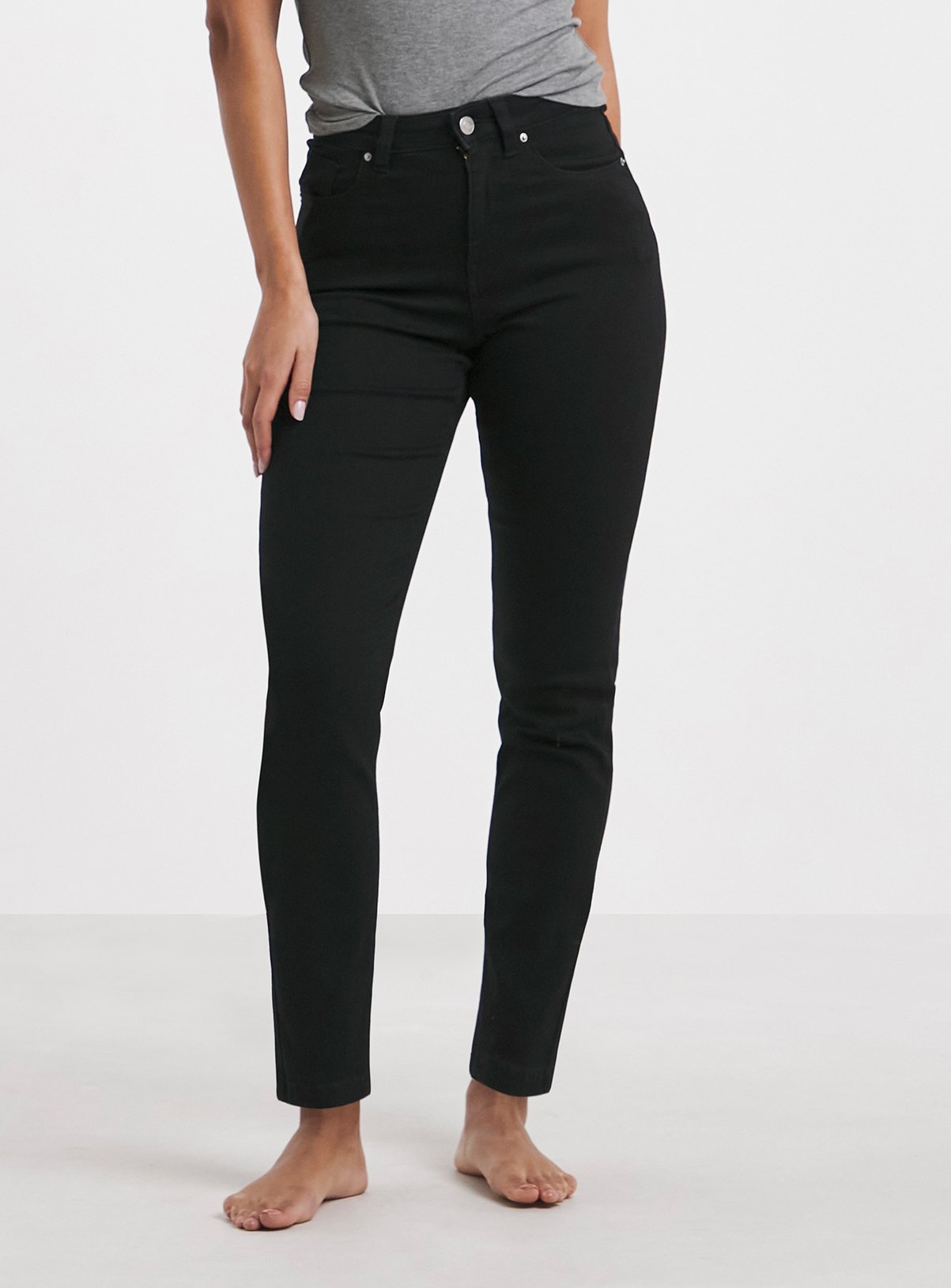 SIMPLY BE Highwaisted Super Stretch Slim Jean Black