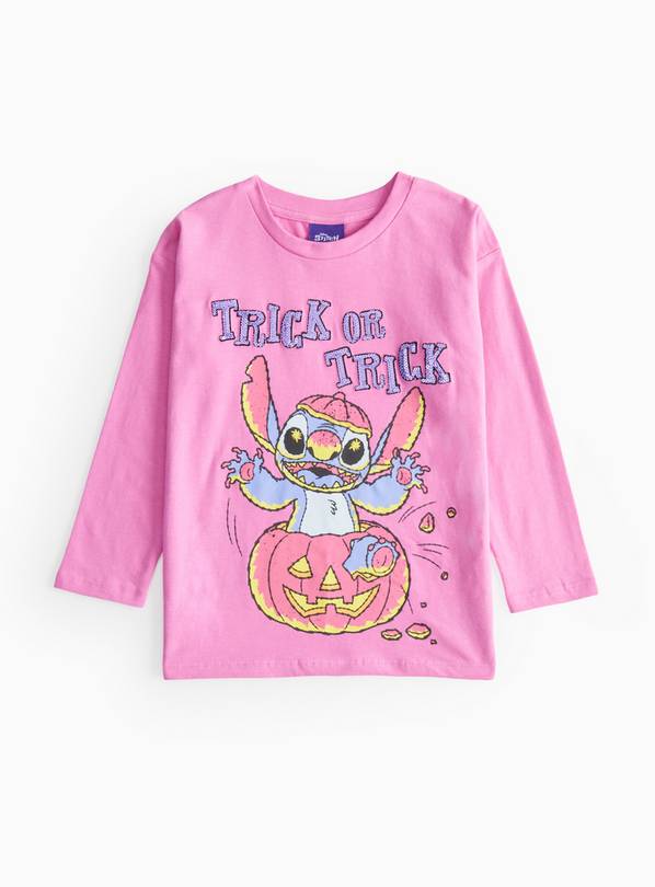Halloween Disney Stitch Long Sleeve T-Shirt 4-5 years