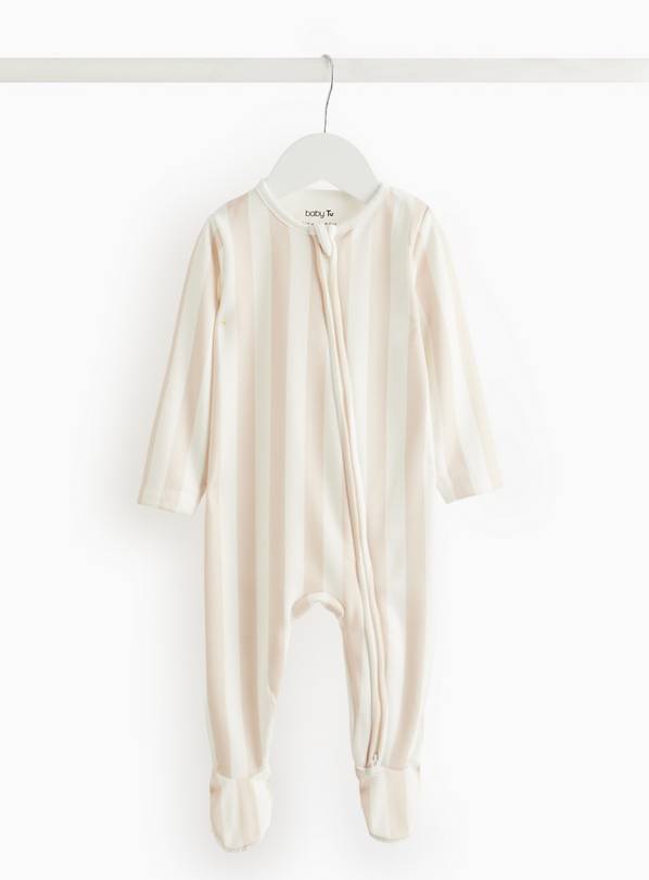 Unisex Fleece Lined Sleepsuit 6-9 months