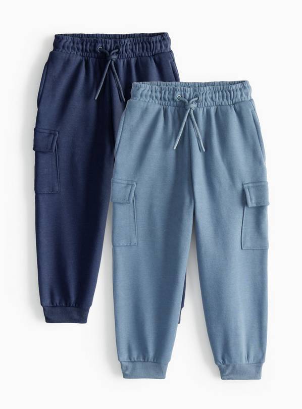 Blue Cargo Joggers 2 Pack 5-6 years