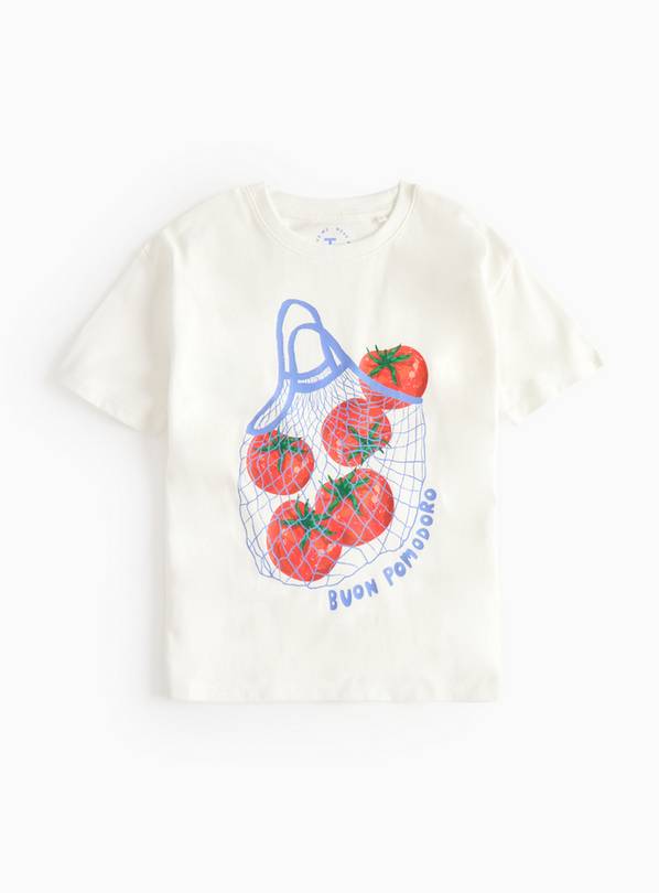 Tomato Graphic Print Relaxed T-Shirt 5 years
