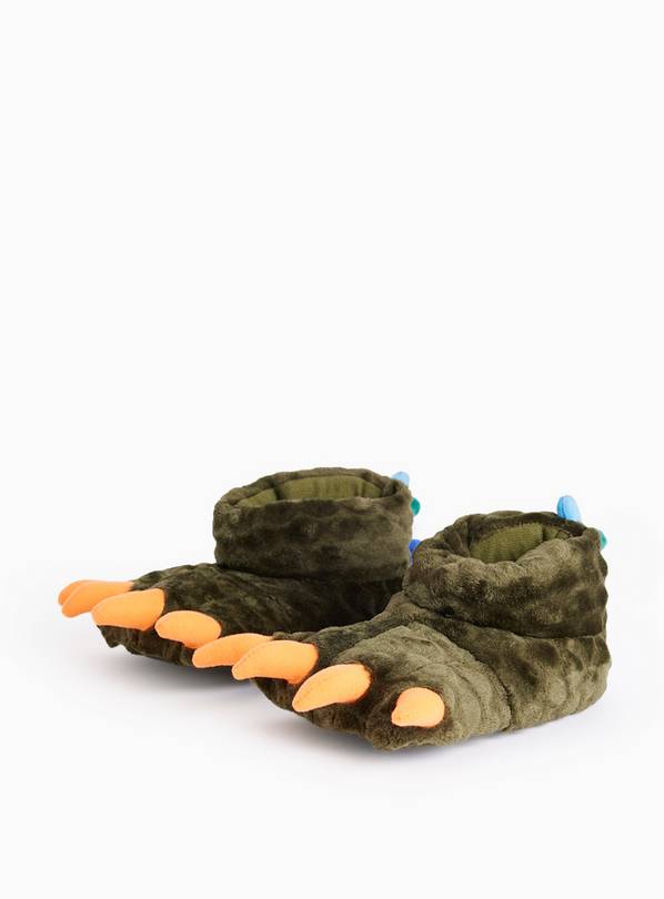Novelty Dino Slippers 4-5 Infant